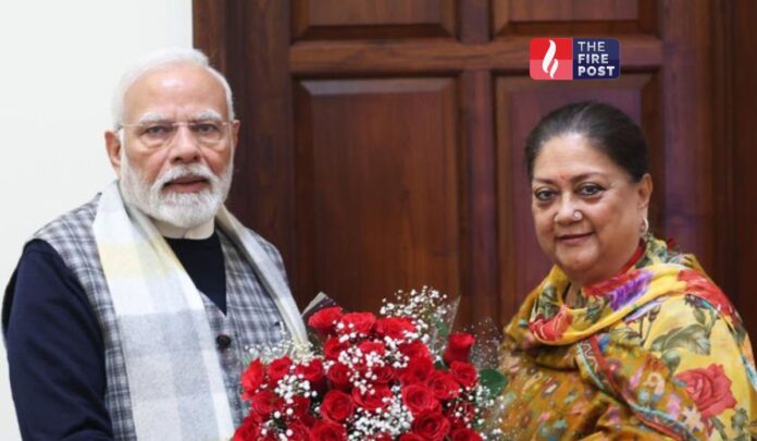 Vasundhara Raje Meets PM Modi