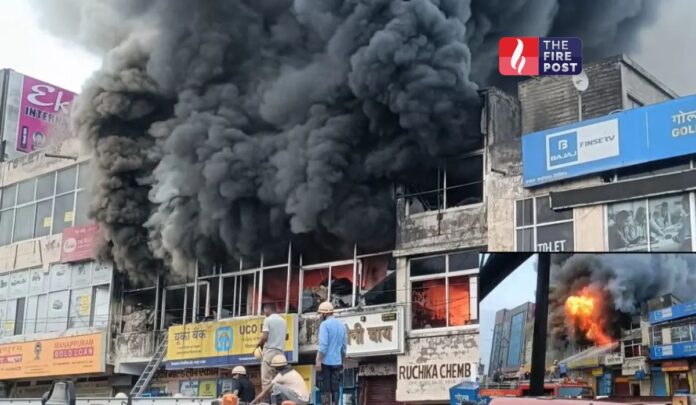 Massive Fire in Jaipur