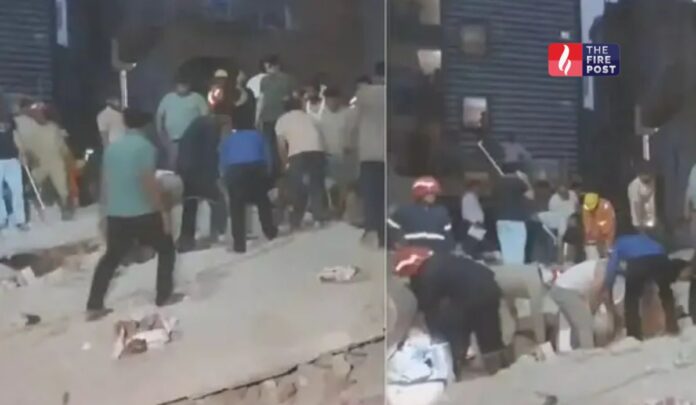 Delhi building collapse