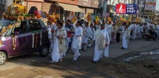 महाशिवरात्रि पर अर्जुन नगर में गूंजा शिव नाम, प्रभात फेरी से जाग उठा पूरा क्षेत्र