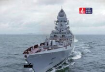मिडिल ईस्ट संघर्ष के बीच भारतीय नौसेना अलर्ट। ओमान की खाड़ी में INS सूरत तैनात, जानें क्या है समुद्री सुरक्षा और नागरिक सुरक्षा प्लान। Middle East crisis India