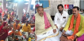 श्रावण में बस्सी शिवमय, 21 ब्राह्मणों संग 108 जड़ी-बूटियों से हुआ भव्य महारुद्राभिषेक, जानें पूरी खबर Shravan 2026